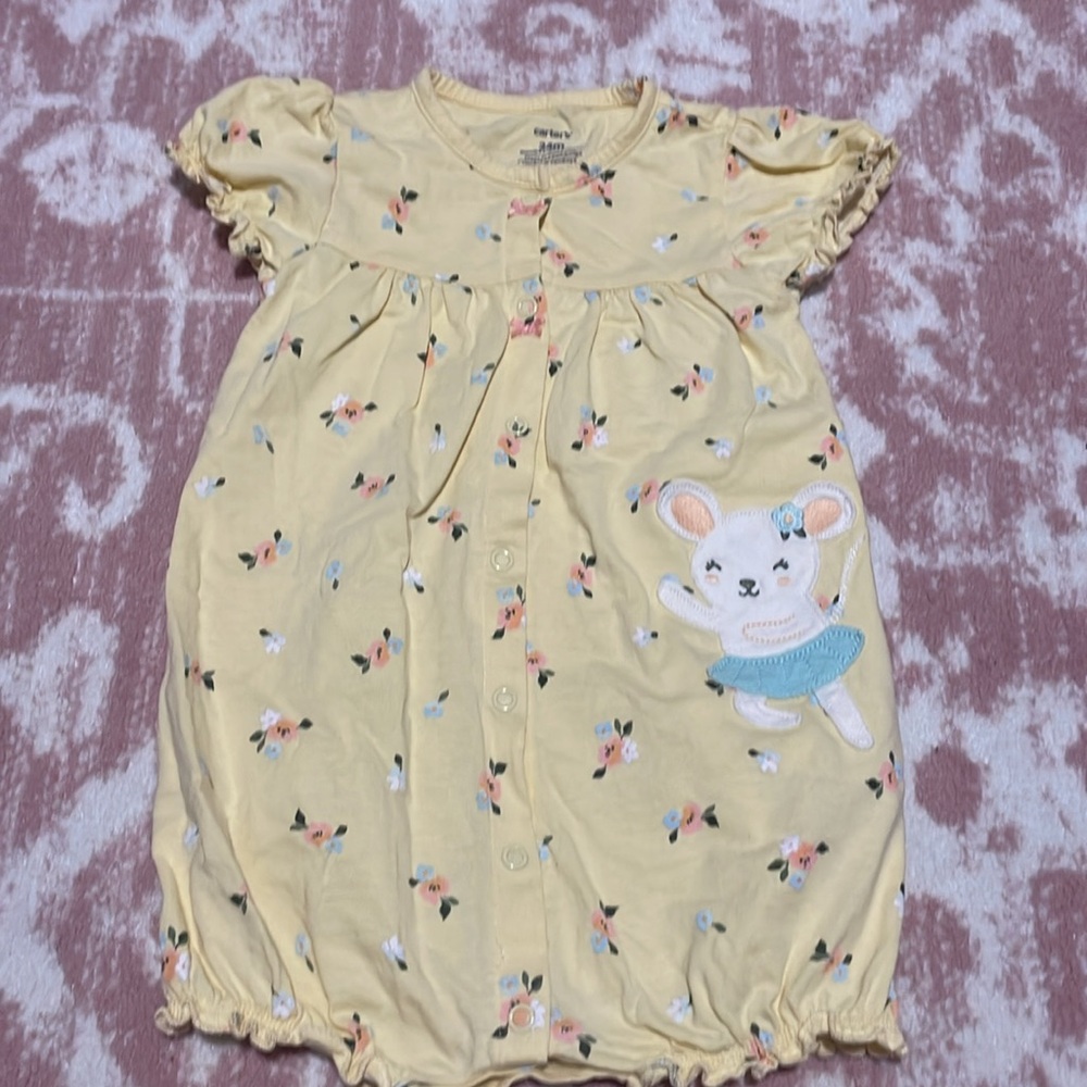 🧡 3 For $12 Bundle Sale 🧡 Carters Floral Romper